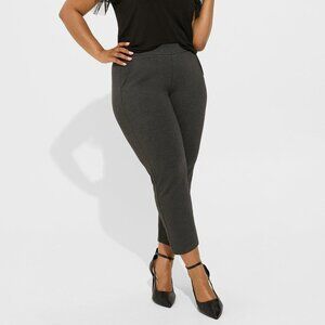 3X Tall Torrid Pull-On Relaxed Taper Studio Luxe Ponte High-Rise Pant